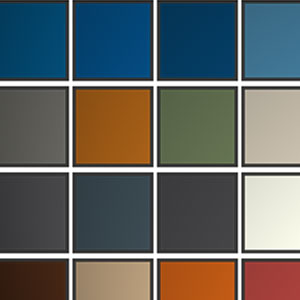 Aluminum color chart