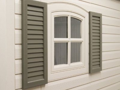 Aluminum Shutters And Building Material, Outdoor Window Shutters Canada