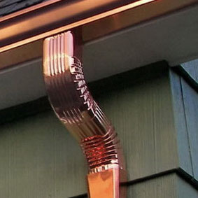 copper gutters